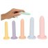 Six in a Row - set de antrenament dildo - 6 buc (colorat)