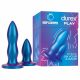 Durex Deep & Deeper - set dildo anal - 2 piese (albastru) 