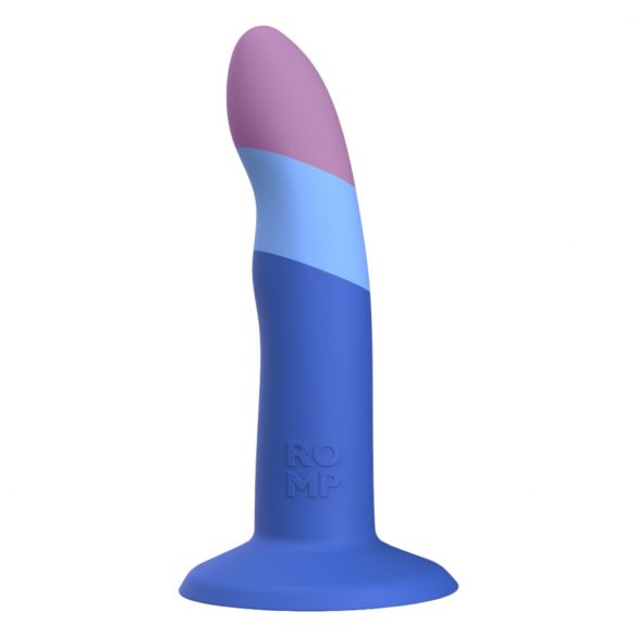 ROMP Piccolo - dildo flexibil din silicon (albastru-violet) 