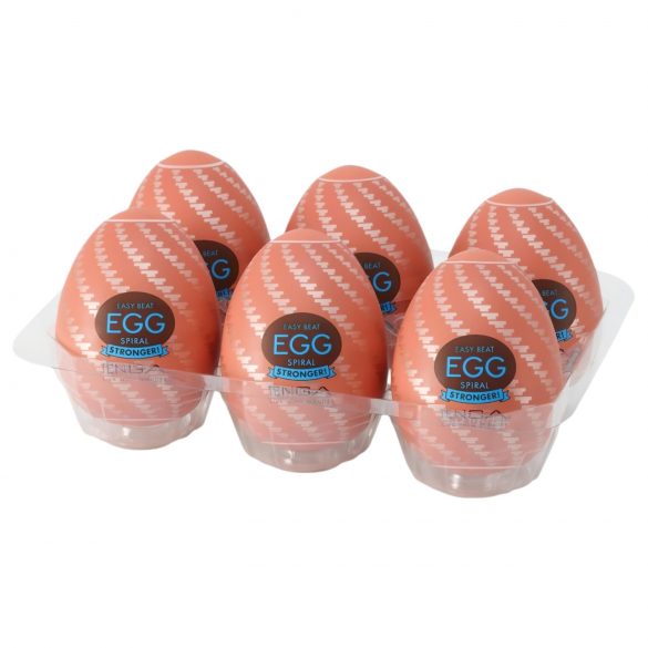 TENGA Egg Spiral Stronger - ou masturbator (6 bucăți)