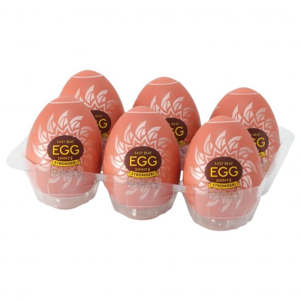 TENGA Egg Shiny II Stronger - ouă de masturbare (6 buc)