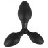 Black Velvet - Plug anal triplu (negru)