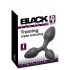 Black Velvet - Plug anal triplu (negru)