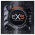 EXS Black - prezervativ din latex - negru (100 buc)