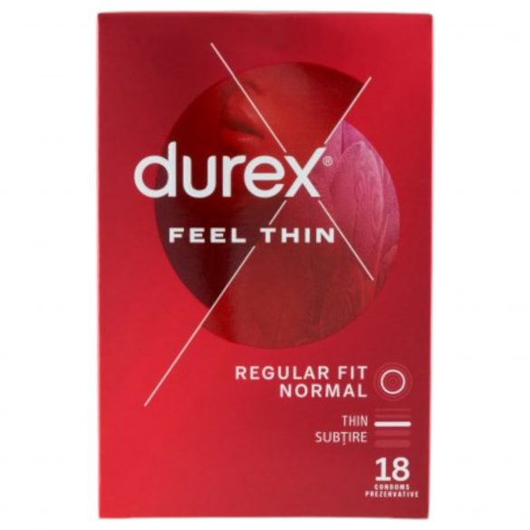 Durex Feel Thin - prezervativ cu senzație naturală (18 buc)