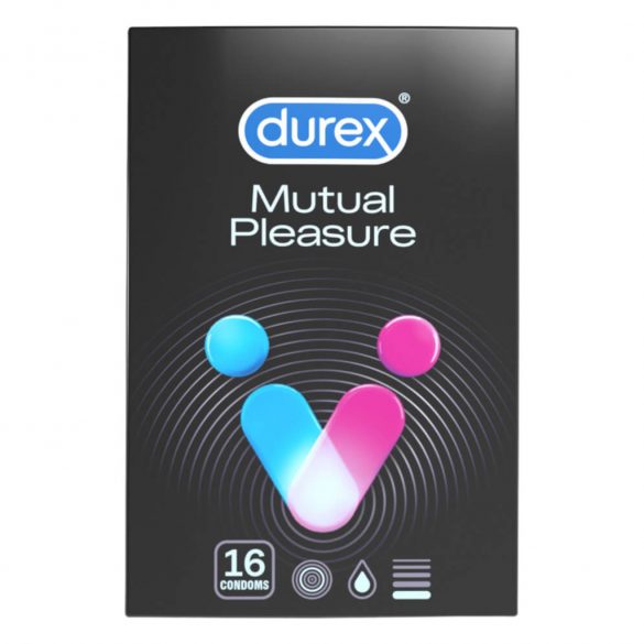 Durex Plăcere Mutuală - prezervativ cu efect de întârziere (16 buc) 