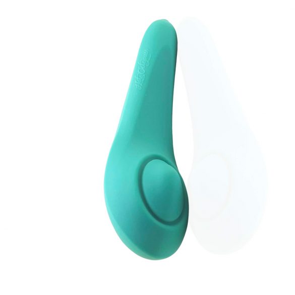 Queen Pulse - vibrator clitoridian rezistent la apă, cu acumulator (verde) 