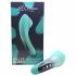 Queen Pulse - vibrator clitoridian rezistent la apă, cu acumulator (verde) 