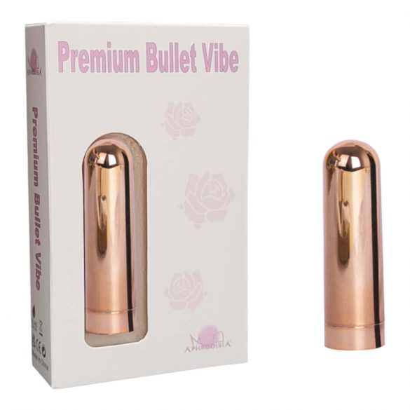 Vibrator mini rezistent la apă și reîncărcabil - Lonely Gold (auriu) 