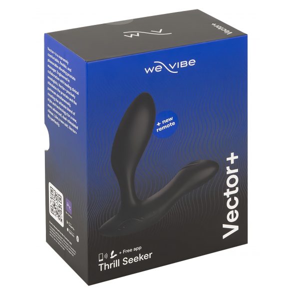 We-Vibe Vector+ - vibrator anal inteligent cu acumulator (negru) 