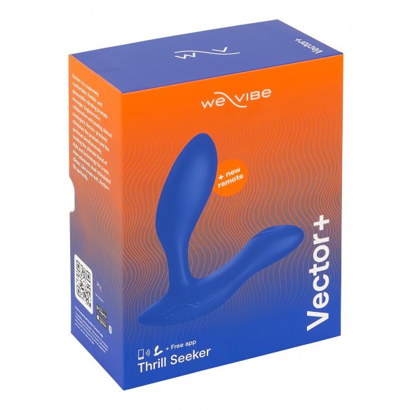 We-Vibe Vector+ - vibrator anal inteligent cu acumulator (albastru) 