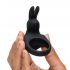 Inel vibrator pentru penis Happyrabbit Cock, cu acumulator (negru) 