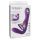 Fantasy For Her - Vibrator G-punct și stimulator clitoridian cu 4 motoare (mov) 