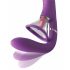 Fantasy For Her - Vibrator G-punct și stimulator clitoridian cu 4 motoare (mov) 