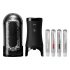 TENGA Flip 0 Electronic - masturbator automat (negru)