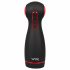 Masturbator cu vibratii si aspiratie WYNE 06, reincarcabil (negru) 