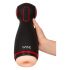 Masturbator cu vibratii si aspiratie WYNE 06, reincarcabil (negru) 