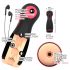 Masturbator cu vibratii si aspiratie WYNE 06, reincarcabil (negru) 