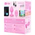 b-vibe heart - vibrator anal wireless reîncărcabil (roz)