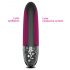 mystim Sleak Freak E-Stim - vibrator cu baterie și electrostimulare (negru) 