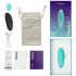 We-Vibe Moxie+ - vibrator clitoridian inteligent cu radio (turcoaz) 