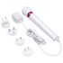 Le Wand Petite Plug-In - vibrator de masaj cu conectare la rețea (alb) 