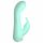 Mini Vibrator Cuties 4 - rezistent la apă, cu urechi de iepure, pe baterii (verde) 