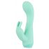 Mini Vibrator Cuties 4 - rezistent la apă, cu urechi de iepure, pe baterii (verde) 