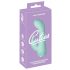 Mini Vibrator Cuties 4 - rezistent la apă, cu urechi de iepure, pe baterii (verde) 