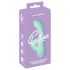 Mini Vibrator Cuties 4 - rezistent la apă, cu urechi de iepure, pe baterii (verde) 