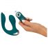 Vibrator hands-free pentru cupluri, turcoaz 