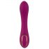 Javida - Vibrator violet cu două puncte de stimulare, gonflabil