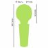 You2Toys Mini Wand - vibrator cu masaj reîncărcabil (verde)