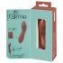 Zâmbet - mini vibrator flexibil G-punct (bronz)