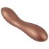 Zâmbet - mini vibrator flexibil G-punct (bronz)