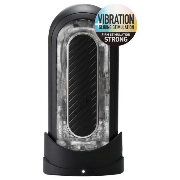 TENGA Flip Zero - masturbator puternic (negru)