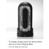 TENGA Flip Zero - masturbator puternic (negru)