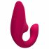 Womanizer Blend - vibrator flexibil pentru punctul G și stimulator clitoridian (roz) 