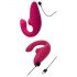 Womanizer Blend - vibrator flexibil pentru punctul G și stimulator clitoridian (roz) 