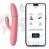 Svakom Mora Neo - vibrator inteligent cu stimulator clitoridian și bile (roz)