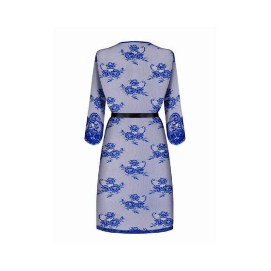 Obsessive Cobaltess - kimonou de dantelă (albastru)