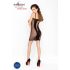 Passion BS027 - rochie mini din plasă (negru) - S-L 