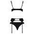 Set de lenjerie Passion Floris (negru)  - L/XL