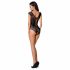 Passion BS064 - body din plasă deschis (negru) - S-L 