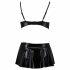 Passion Deby - set sutien cu fustă mini (negru)  - L/XL