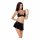 Passion Deby - set sutien cu fustă mini (negru) 