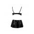 Passion Deby - set sutien cu fustă mini (negru) 