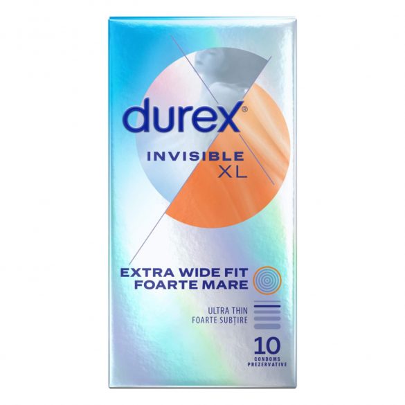 Durex Invisible XL - prezervative extra mari (10 buc) 