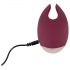 Simte Fiori Magice - vibrator clitoridian cu acumulator (bordo) - ambalaj ecologic