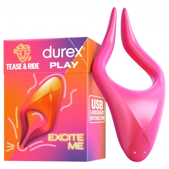 Durex Tease & Ride - Stimulator pentru zone erogene (roz)